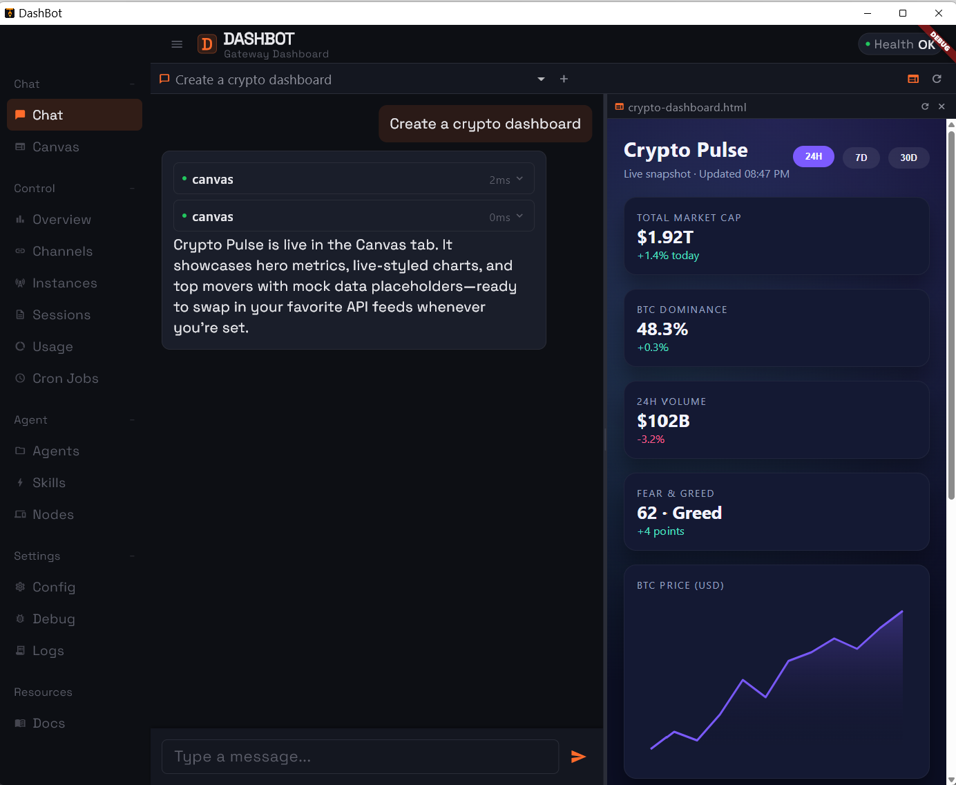 DashBot Building Web Apps